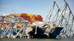 Key Bridge Collapse Site