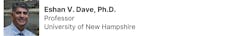 Eshan V Dave, Ph d