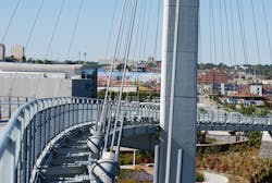 Type K cement grout made with Komponent shrinkage-compensating additive protects the steel PT cables from environmental degradation. Photo: By Masrur Odinaev / Wikimedia Commons / CC-BY-SA 3.0