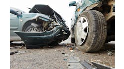 Car Crash Collision In Urban Street