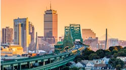 Tobin Bridge in Boston Massachusetts