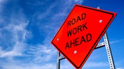 Road Work Ahead Sign Gregory 21 Dreamstime com